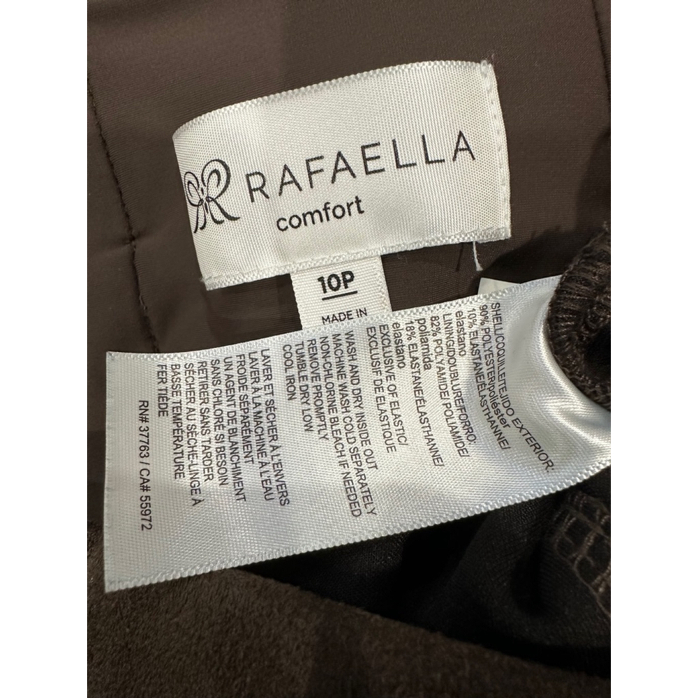 Women's Rafaella Pants, Size 10P, Dark brown - Picture 6 of 6